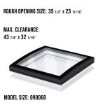 Velux CFU 090060 Flat Roof Skylight