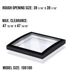 Velux CFU 100100 Flat Roof Skylight