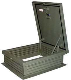 Commercial Louvered Roof Hatch