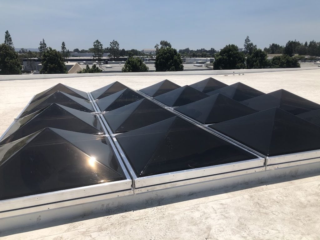 Pyramid Dome Skylight Cluster
