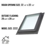 Velux QPF 2222 Self Flashing Skylight