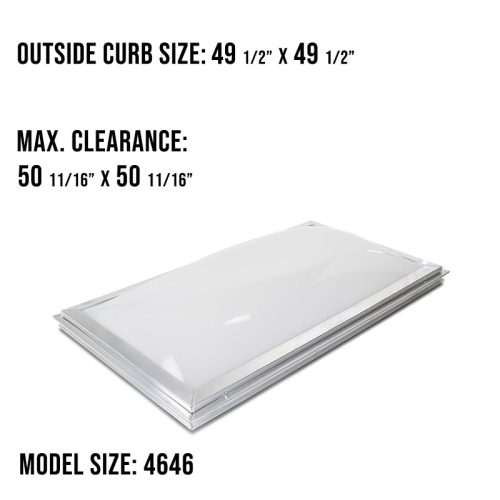Velux FX 4646 Double Dome Skylight