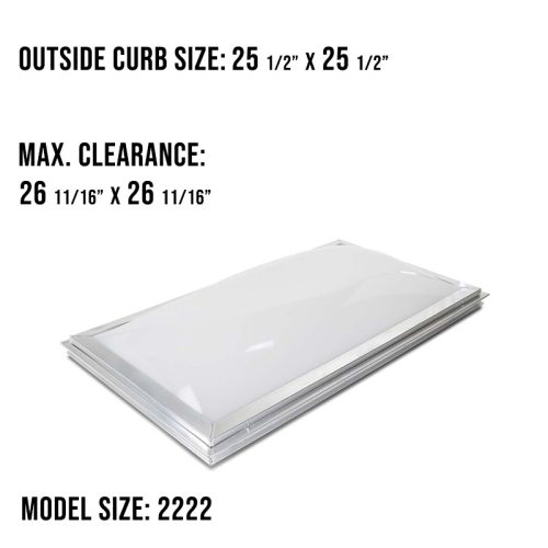 Velux FX 2222 Double Dome Skylight