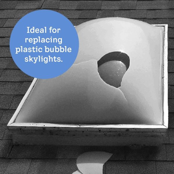 Velux VCE 3046 Electric Venting Curb Mount Skylight with Solar Room Darkening Shade White - Image 5