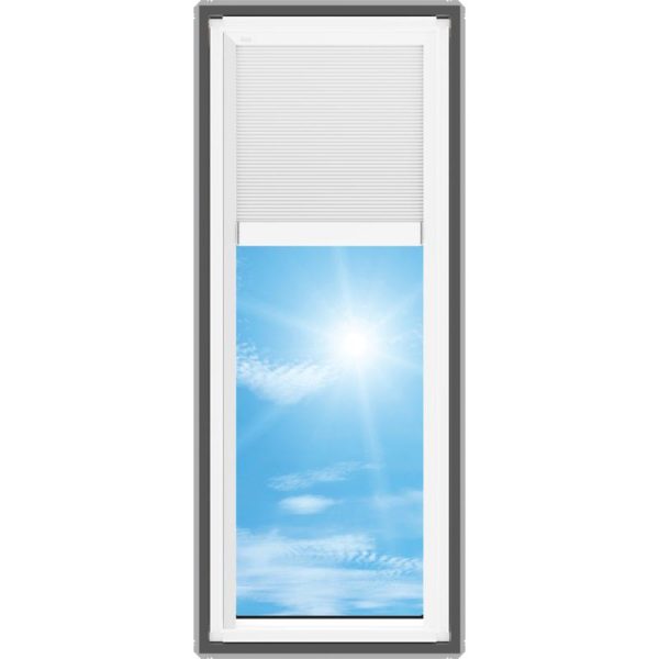 Velux FS C08 Fixed Deck Mount Skylight with Solar Room Darkening Shade White - Image 4