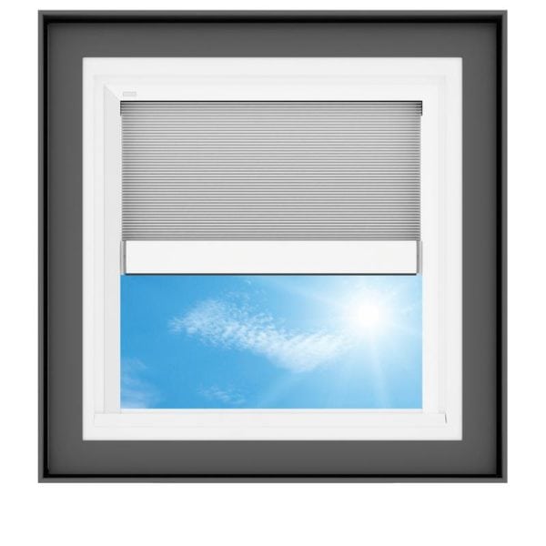 Velux VCE 3434 Electric Venting Curb Mount Skylight with Solar Room Darkening Shade White - Image 4
