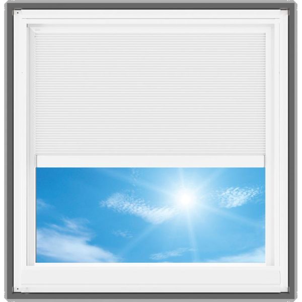 Velux VSE S06 Electric Venting Deck Mount Skylight with Solar Room Darkening Shade White - Image 4