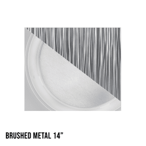 Brushed Metal Sun Tunnel Diffusers 14 inch