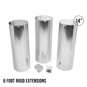 Velux Sun Tunnel Extensions 14" 6 Foot Rigid Tubes