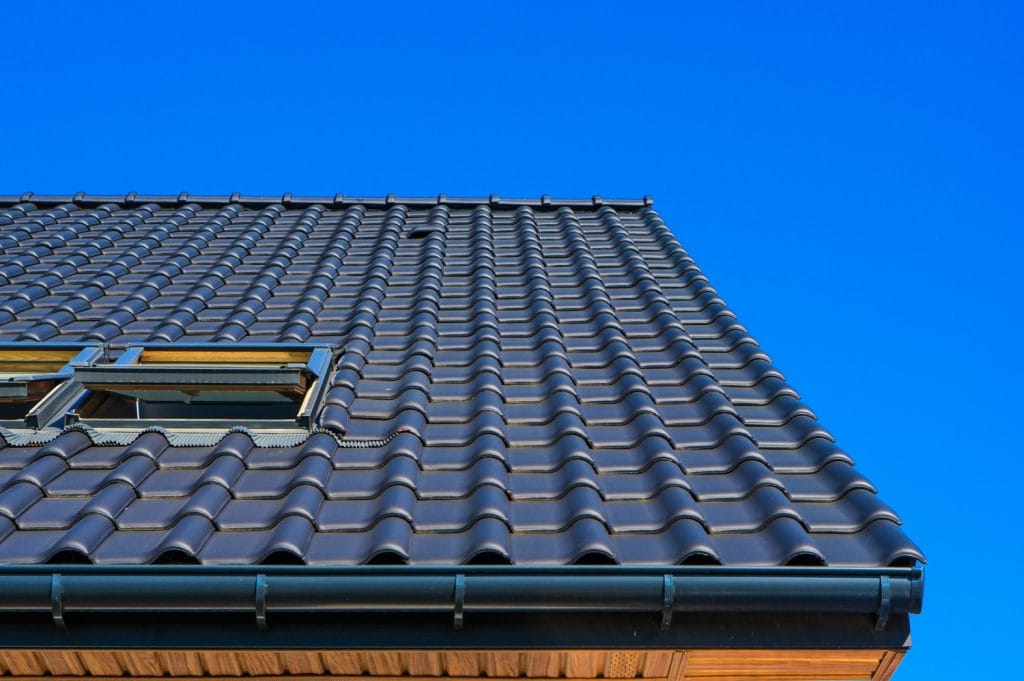 Deck Mounted Skylight Installed on Metal Roof with Flashing
