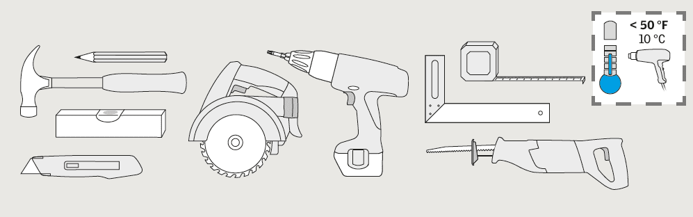 Tools for Installing Skylights