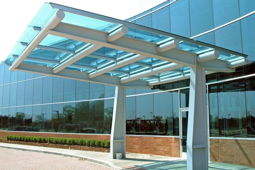 Commercial Canopy Glass