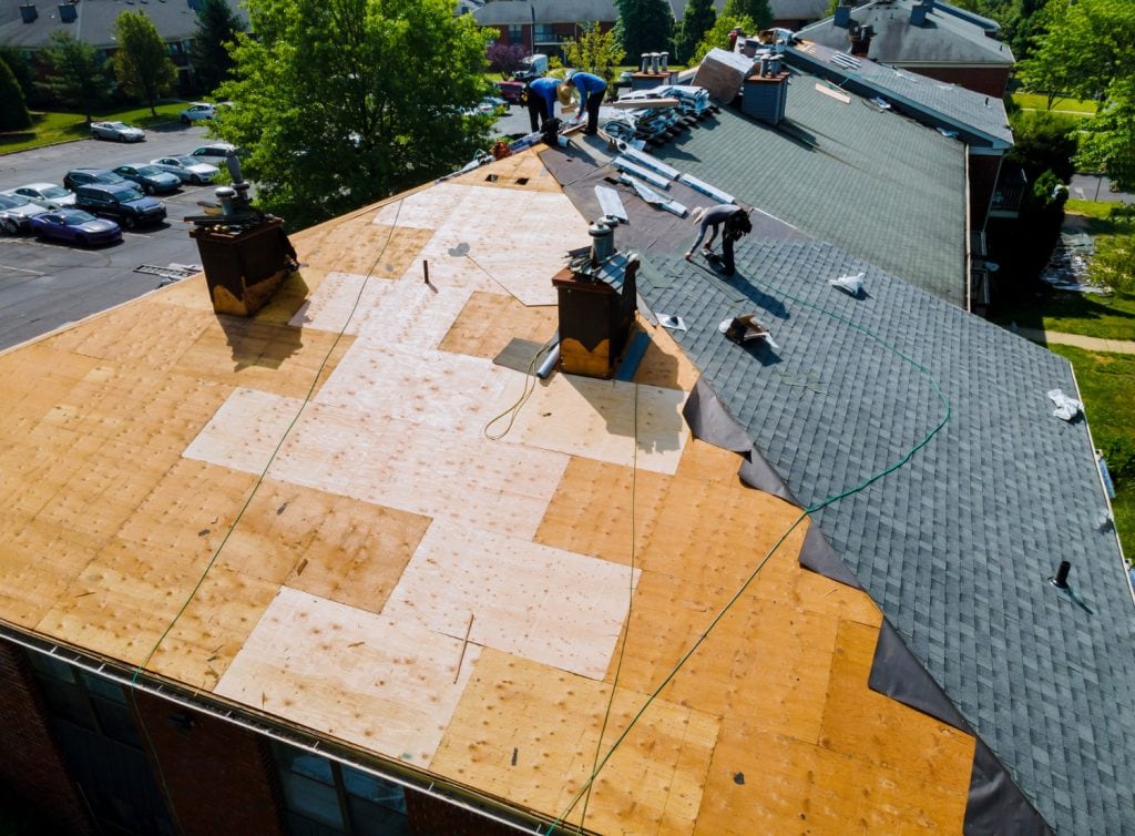 Replacing Bubble Skylights with New Roof