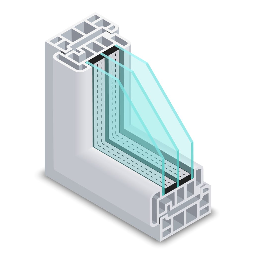 Triple Pane Skylight Glass Filled With Argon Gas