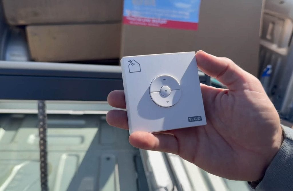 Powering Up the Solar Panel and Remote on the VELUX VCS 2222