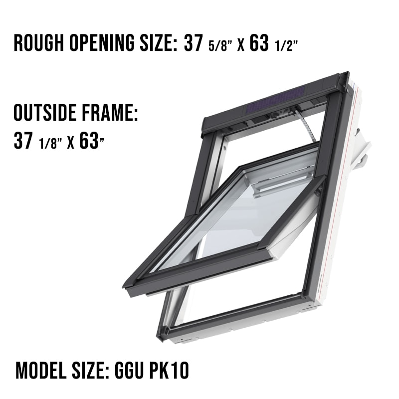 VELUX GGU PK10 Center Pivot Roof Window