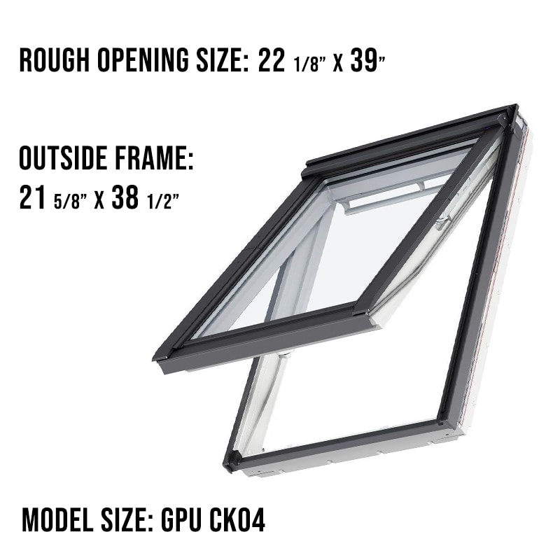 VELUX GPU CK04 Top Hinged Roof Window