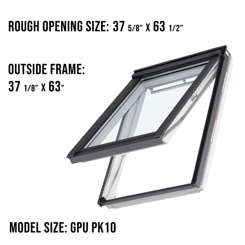 VELUX GPU PK10 Top Hinged Roof Window