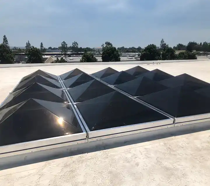 Pyramid Dome Skylight Cluster
