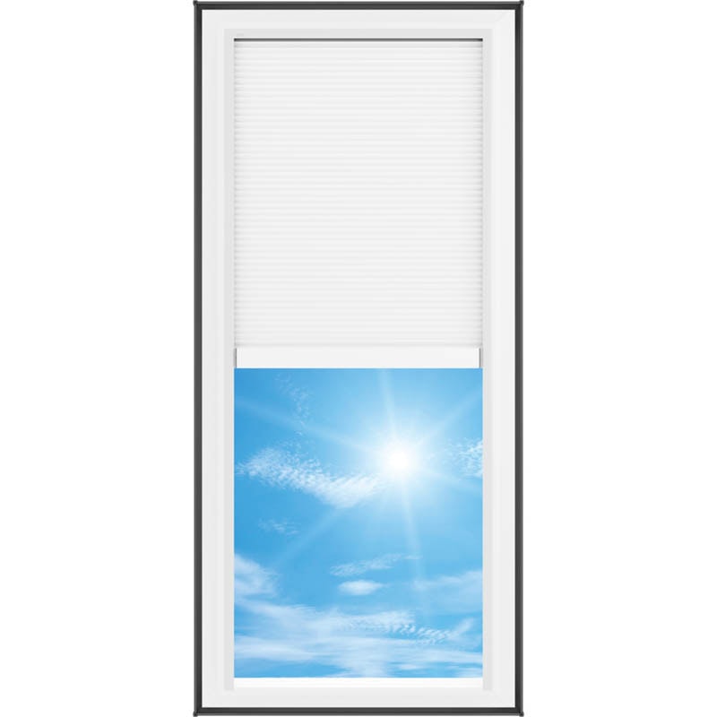 VELUX FCM 3171 Fixed Curb Mount Skylight with Solar Room Darkening Shade White - Image 3